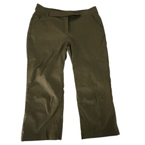 MOUNTAIN EQUIPMENT CO-OP Olive Green Stretch Capri Pants size 4